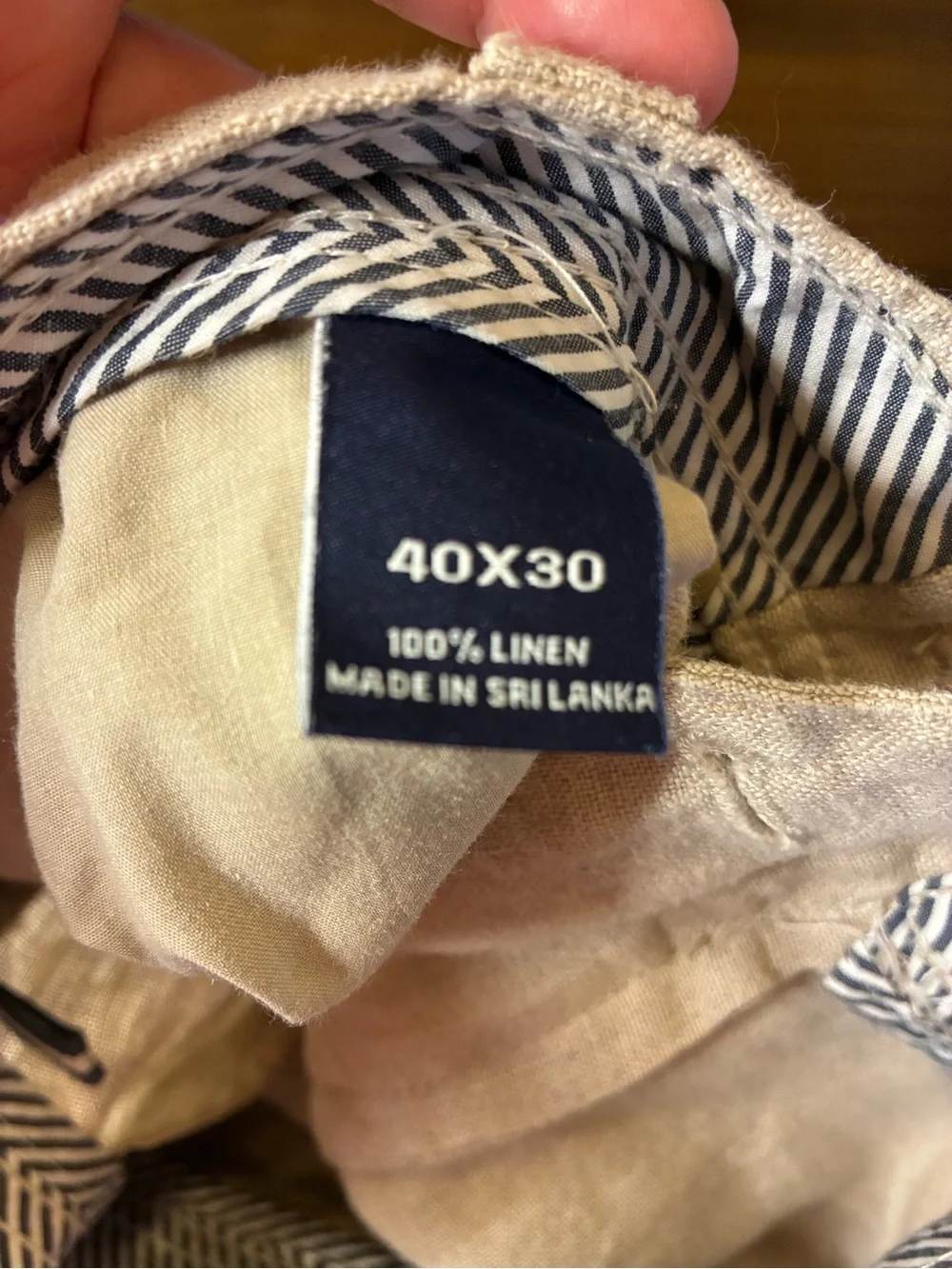 Daniel Cremieux Sedona Linen Chinos in Light Beige
